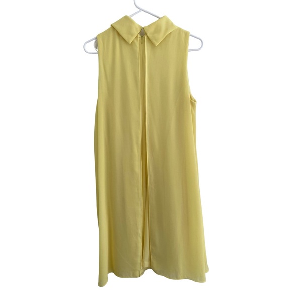 Eliza J mock neck shift yellow dress - Picture 2 of 5